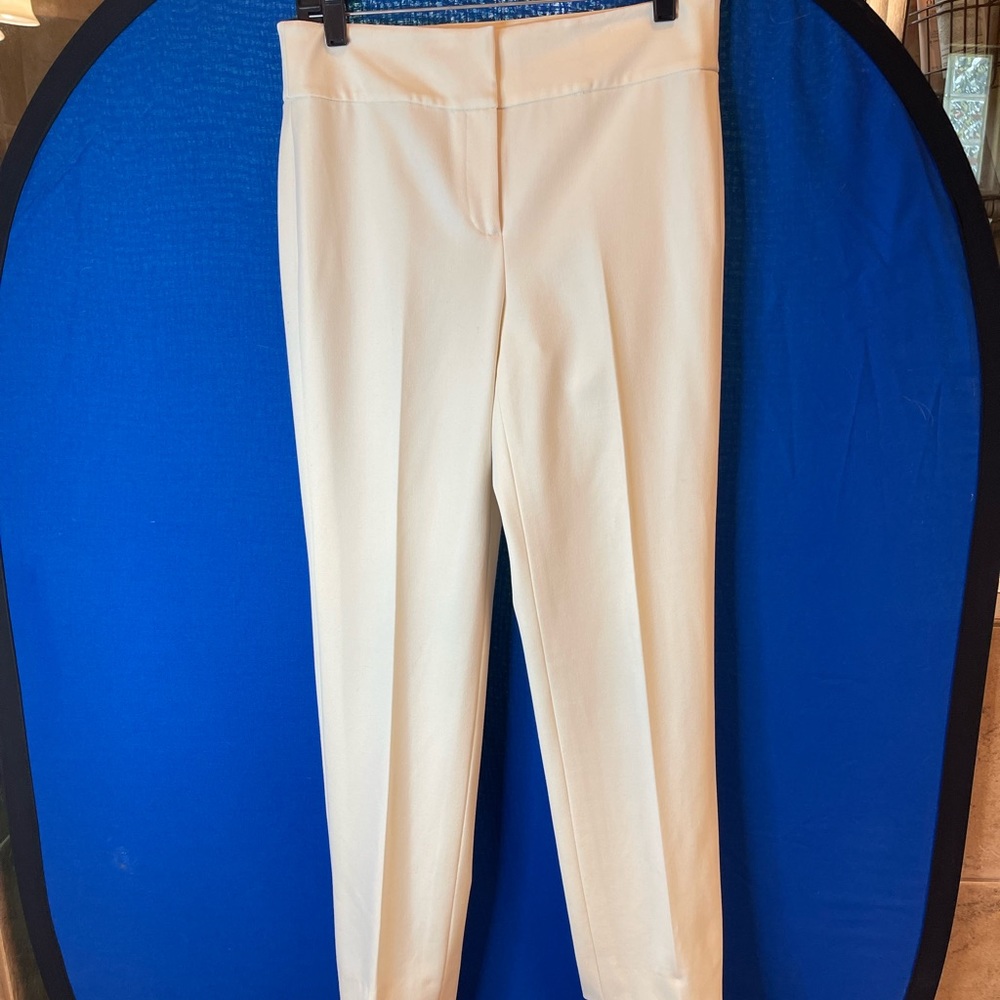 Peck & Peck - Classic Ivory Pants - Size 4